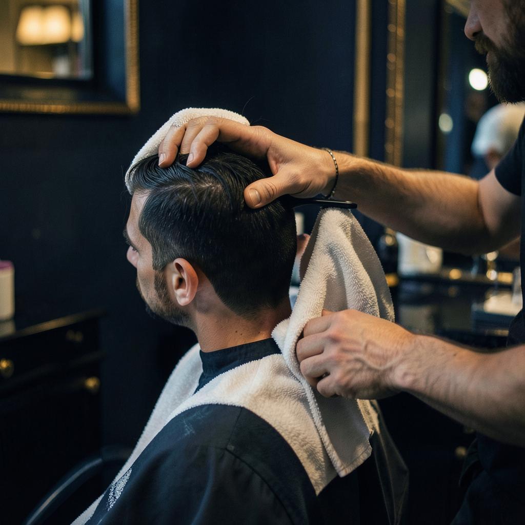 Ritual de cuidado na Barber Madrid 021