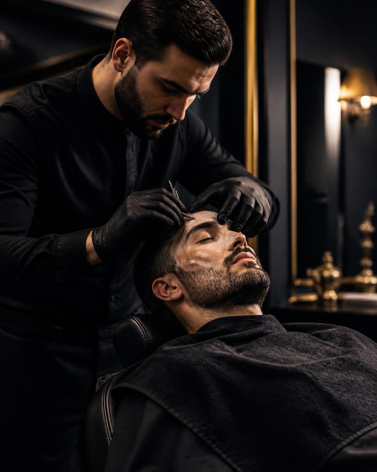 Serviço masculino de Estética Masculina na Barber Madrid 021